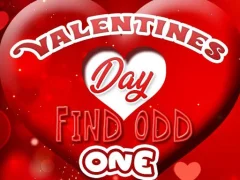 Valentines Day Find Odd One — безплатна онлайн игра