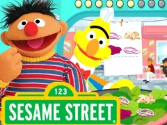 123 Sesame Street: Super Salad Diner — безплатна онлайн игра