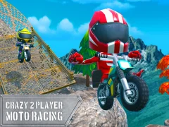 Crazy 2 Player Moto Racing — безплатна онлайн игра