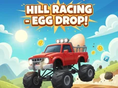 Hill Racing - Egg drop! — безплатна онлайн игра