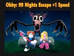 Obby: 99 Nights Escape +1 Speed — безплатна онлайн игра