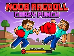 Noob Ragdoll: Crazy Punch — безплатна онлайн игра