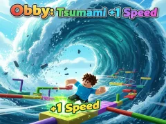 Obby: Tsunami +1 speed — безплатна онлайн игра