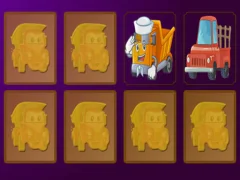 Cartoon Trucks Memory — безплатна онлайн игра