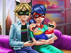Dotted Girl Family Day — безплатна онлайн игра