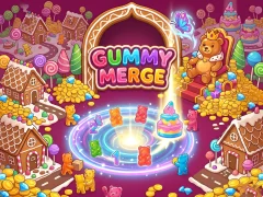 Gummy Merge — безплатна онлайн игра