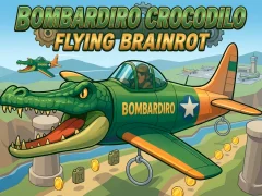 Bombardiro Crocodilo Flying Brainrot — безплатна онлайн игра