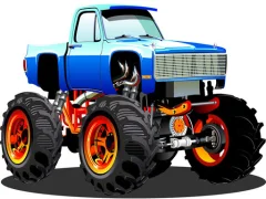 Monster Truck Puzzle — безплатна онлайн игра