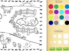 Farming Coloring Book For Kids — безплатна онлайн игра
