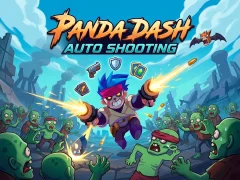 Panda Dash Auto Shooting — безплатна онлайн игра