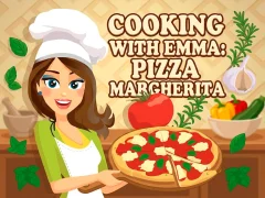 Cooking with Emma Pizza Margherita — безплатна онлайн игра