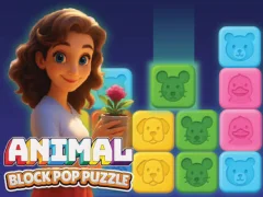 Animal Block Pop Puzzle — безплатна онлайн игра