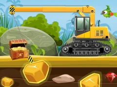 Gold Truck Crane — безплатна онлайн игра