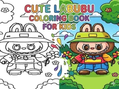 Cute Labubu Coloring Book for Kids — безплатна онлайн игра