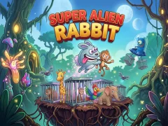 Super Alien Rabbit — безплатна онлайн игра