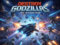 Destroy Godzillas: 3D Shooter — безплатна онлайн игра
