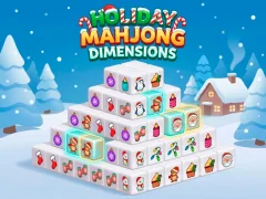Holiday Mahjong Dimensions — безплатна онлайн игра