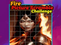 Fire Picture Scramble Challenge — безплатна онлайн игра