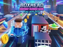 Boxhead Highway Runner Game — безплатна онлайн игра
