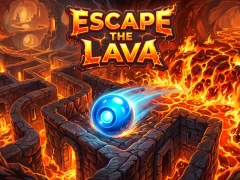 Escape the lava — безплатна онлайн игра