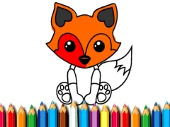 Fox Coloring Book — безплатна онлайн игра