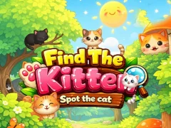 Find the Kitten Spot the Cat — безплатна онлайн игра