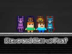 Steve and Alex vs Fnaf — безплатна онлайн игра