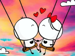 Spot The Differences Happy Valentines Day — безплатна онлайн игра