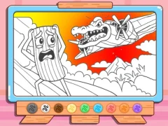 Coloring Book: Bombardino Crocodilo — безплатна онлайн игра