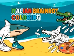 Italian Brainrot Coloring — безплатна онлайн игра