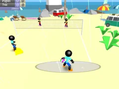 Stickman Beach Volleyball — безплатна онлайн игра