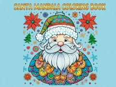 Santa Mandala Coloring Pages — безплатна онлайн игра