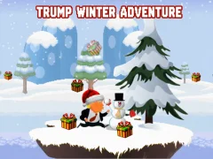 Trump Winter Adventure — безплатна онлайн игра