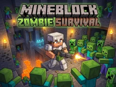 Mineblock Zombie Survival — безплатна онлайн игра