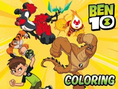 Ben 10 Coloring — безплатна онлайн игра