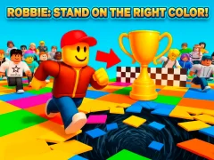 Robbie: Stand on the Right Color! — безплатна онлайн игра