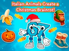 Italian Animals Create a Christmas Brainrot! — безплатна онлайн игра