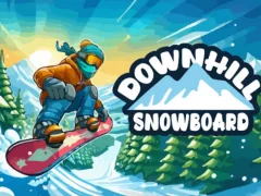 Downhill Snowboard — безплатна онлайн игра