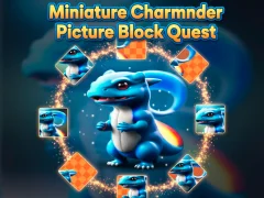 Miniature Charmander Picture Block Quest — безплатна онлайн игра
