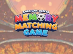 American Soccer Memory Matching Game — безплатна онлайн игра