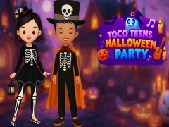 Toco Teens Halloween Party — безплатна онлайн игра