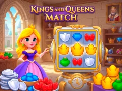 Kings and Queens Match — безплатна онлайн игра