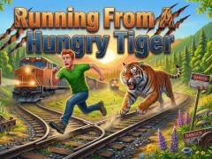 Running From A Hungry Tiger — безплатна онлайн игра