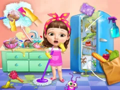 Sweet Baby Girl Cleanup Messy House — безплатна онлайн игра