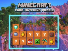 Minecraft Card Matching Puzzle — безплатна онлайн игра