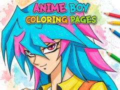 Anime Boy Coloring Pages — безплатна онлайн игра