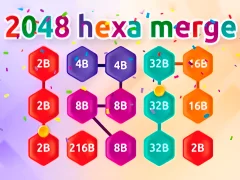 2048 Hex Chain Merge — безплатна онлайн игра