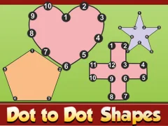 Dot To Dot Shapes — безплатна онлайн игра