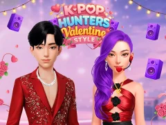 K-Pop Hunters Valentine Style — безплатна онлайн игра
