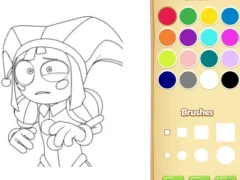 Pomni Coloring Book For Kids — безплатна онлайн игра